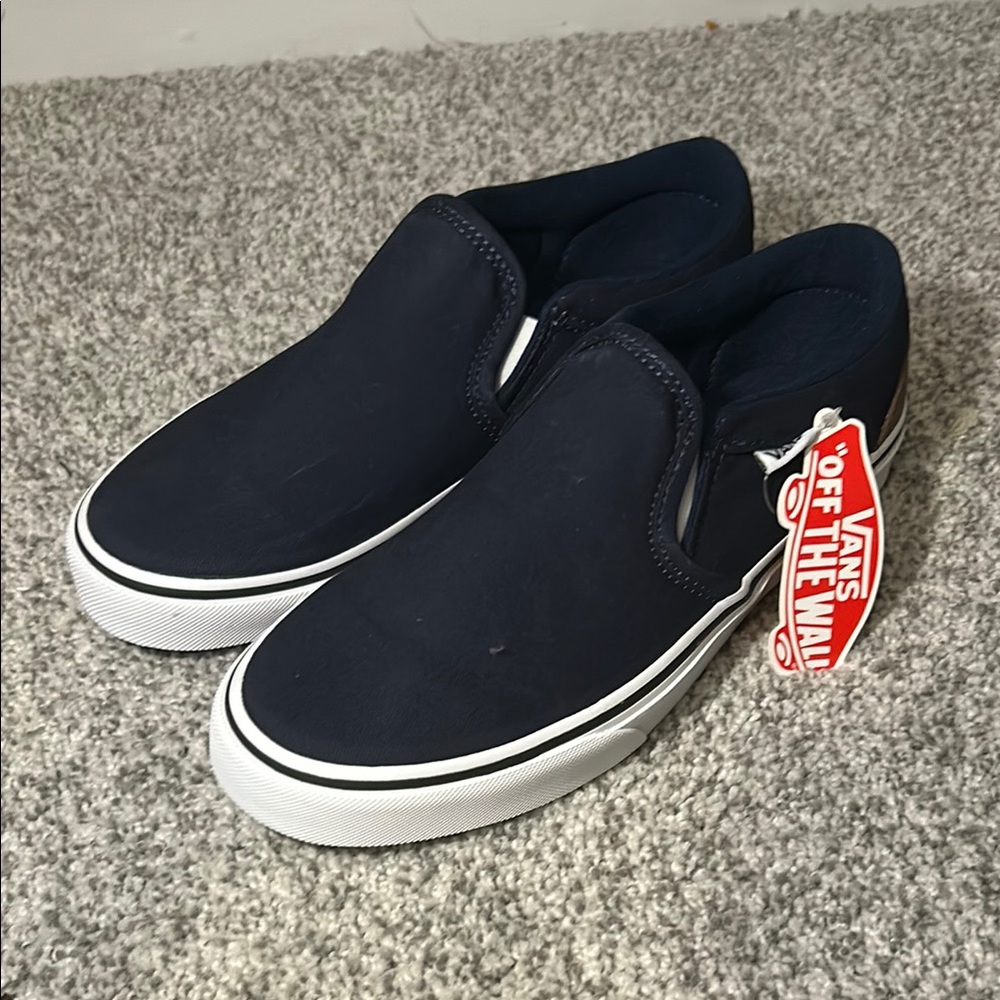 Vans Navy Slip-On Sneakers